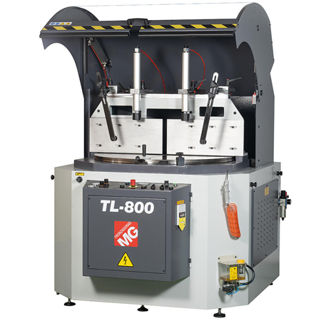 TL 800 aluminium rising blade upcut saw