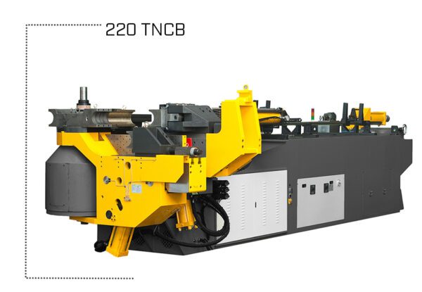 Hydraulic tube bender for bending metal tubes of 220mm diameter