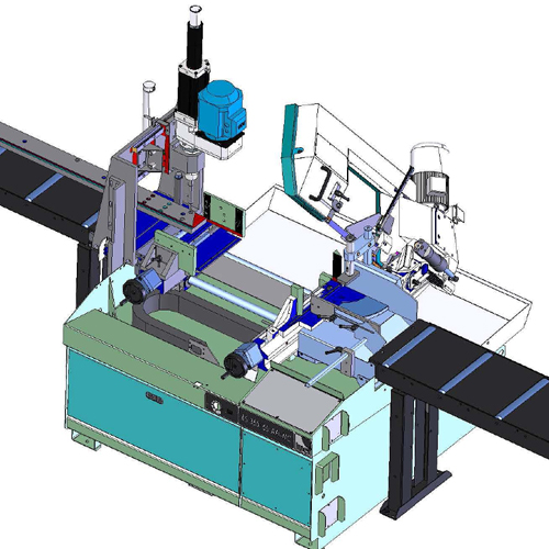 Drilling/Automatic Band Saw + Drilling Unit