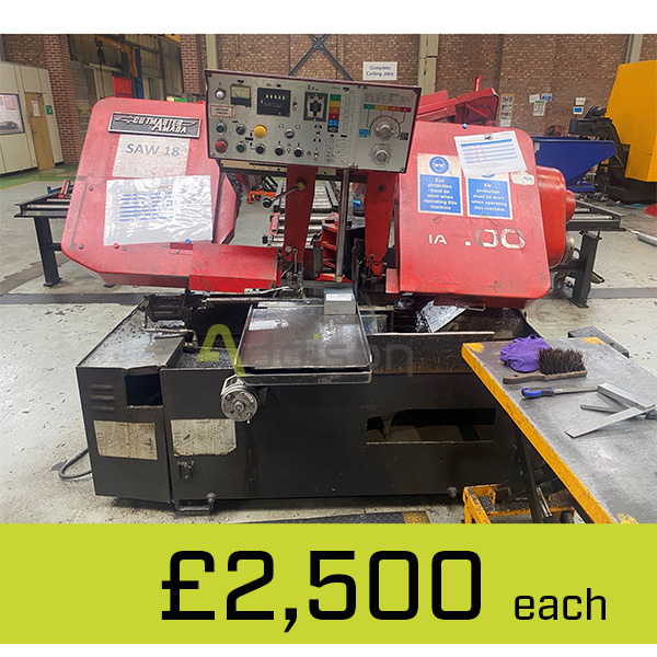 Sawing/Amada HA 400 Bandsaws – SOLD